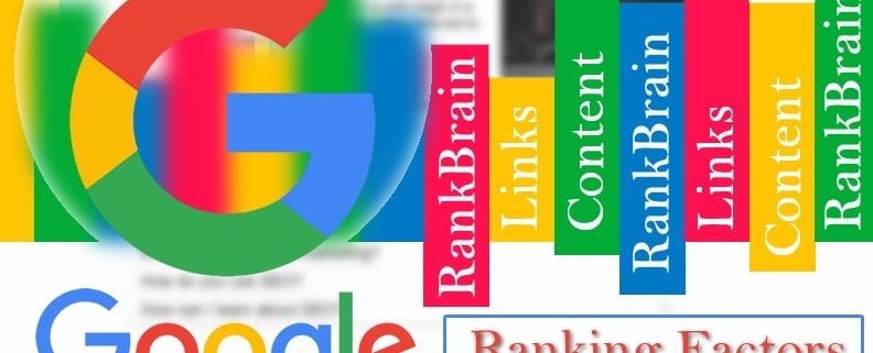 top 3 search ranking factors