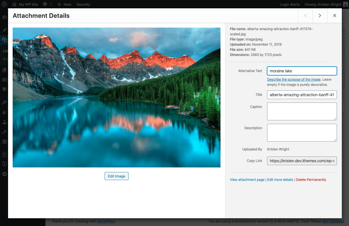 wordpress 5.3 image resizing