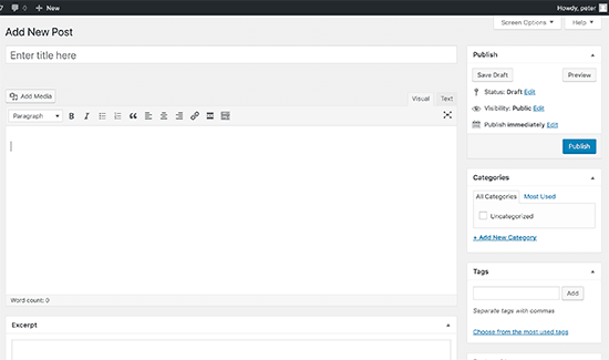Old WP Editor